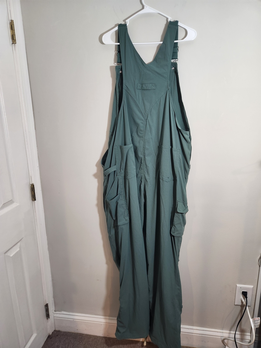 Duluth Trading Co Green Women's Gardening Heritage Overalls XL 33" Utility - Picture 2 of 11